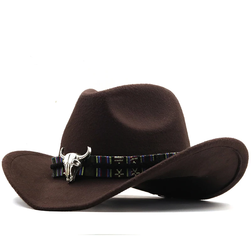 Neue Vintage Western Cowboy Hut Für Männer Breite Krempe Cowboy Jazz Kappe Mit Leder Gürtel Sombrero Kappe Vier Jahreszeiten