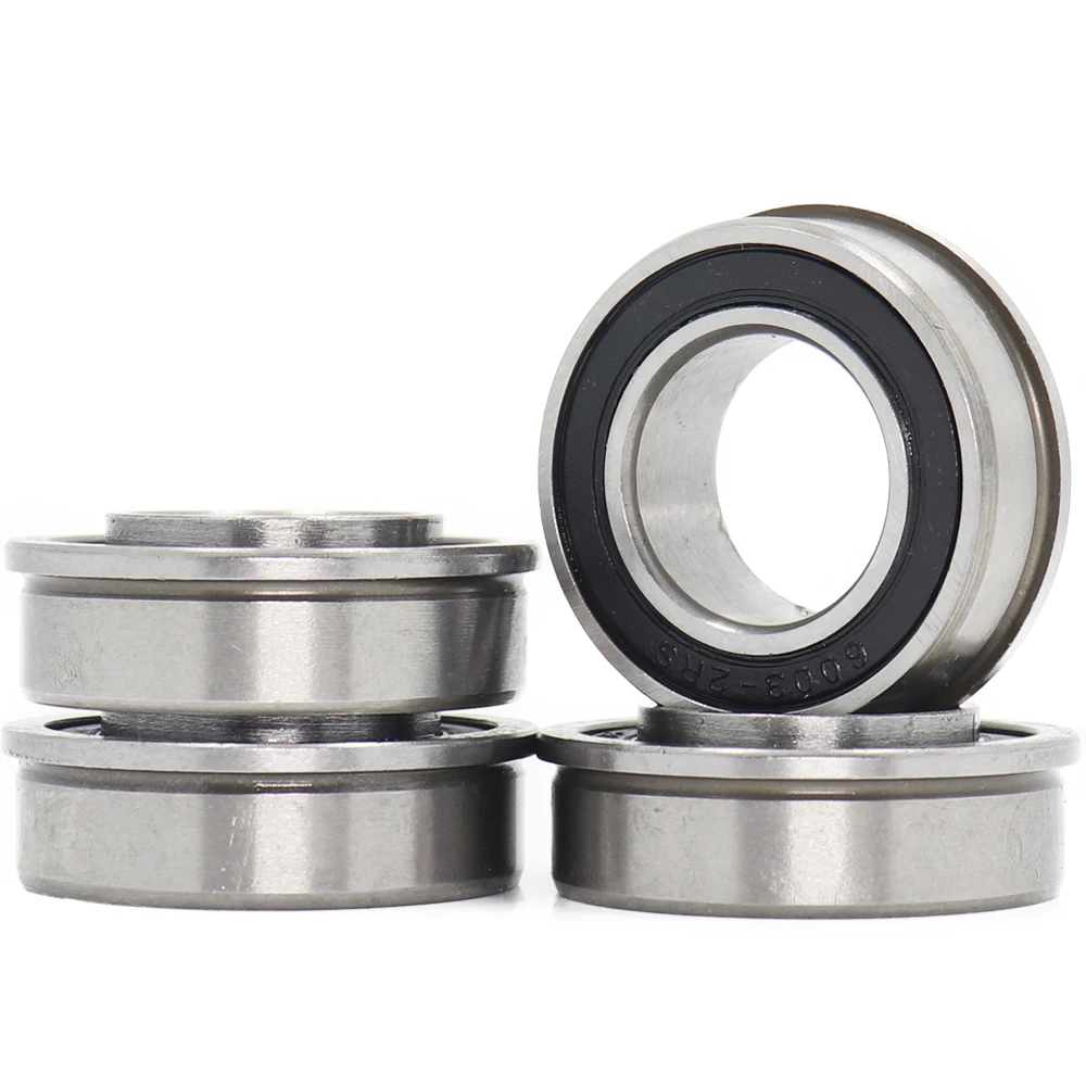 4 Stück F6003 Lager F6003-19-2RS 19*35*11 mm Flanschkugellager F6003-RS Gartenwagen-Radlager