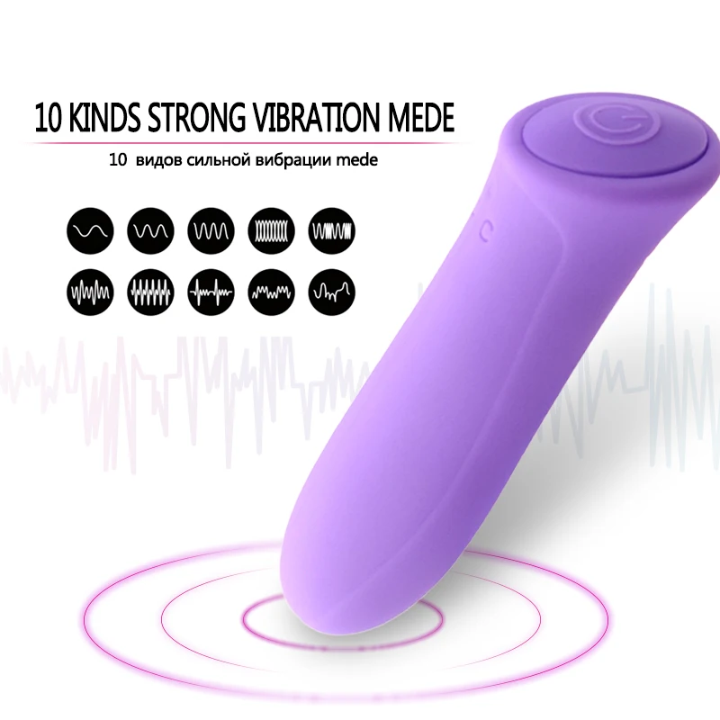 10 speed Powerful Mini Bullet Vibrator for Women AV Magic Wand G spot Clitoris Vibrator Erotic sex toys Vibrating egg Adult toys