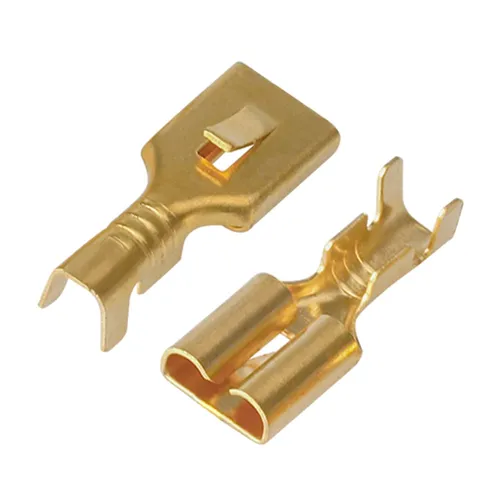 Imagen 1 del producto 100 uds/200 Uds H62 latón estañado 6,3mm terminal automotriz conector automotriz terminal hembra E6.3B