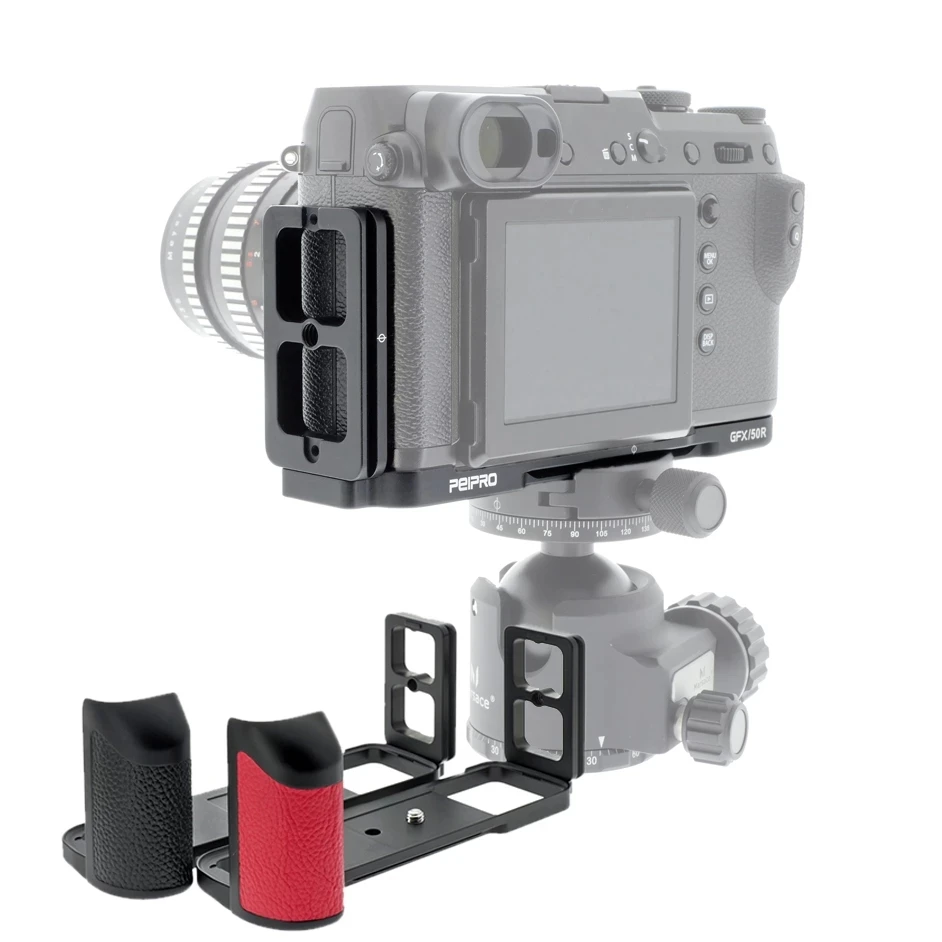Peipro سريعة الإصدار L-لوحة قوس كاميرا قبضة اليد ل فوجي فيلم GFX-50R/GFX50R L-كاميرا لوحية سريعة الإصدار l-لوحة