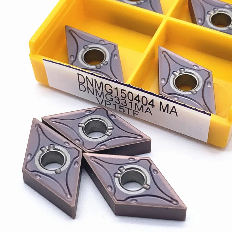10PCS DNMG150404(08)MA VP15TF/UE6020 Cermet Carbide Inserts CNC Lathe External Turning Tools For Substitue MU NX252