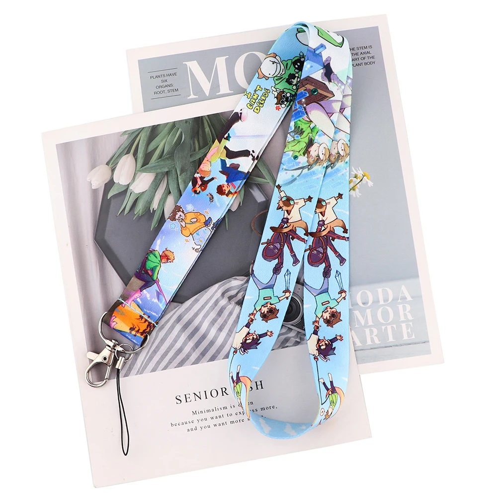 

Flyingbee Anime ID Card Holder Bus Card Holder Staff Card Lanyard For Keys Phone DIY Hang Rope Accessories Kids Gifts X2337