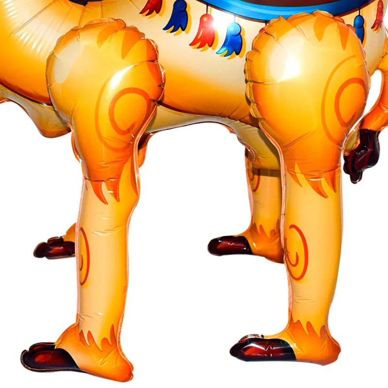 DIY 4D Walking Alpaca Camel Foil Balloons Jungle Animal Balloons Desert Camel Theme Birthday Party Decorations Home Decors Toys