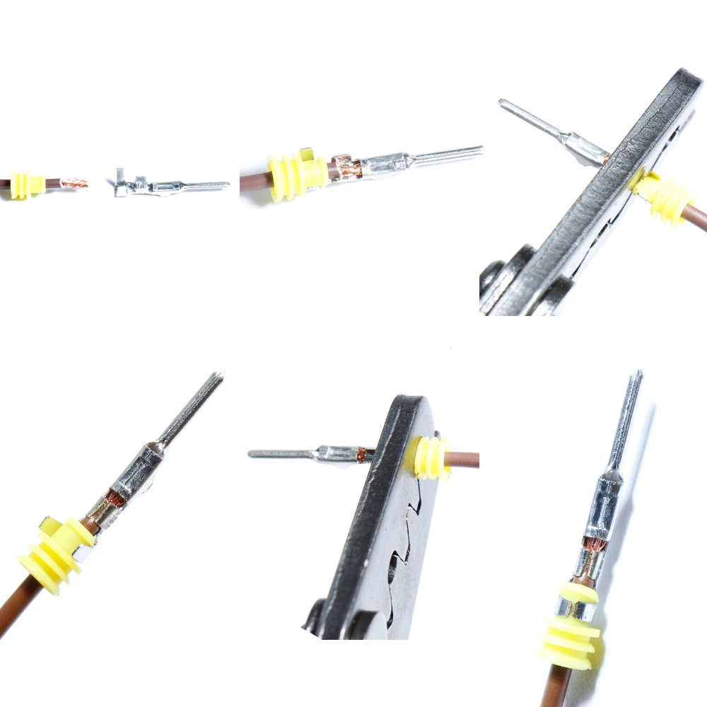1/1.5/1.8/2.2/2.8/3.5 Hand tool pliers Male Female Crimping Terminal Automotive Connector Car Electrical Pins Non-Insulated Plug