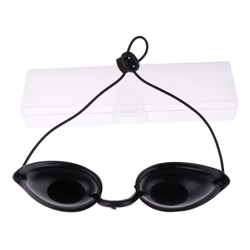 1pc Soft Sunbathing Eyewear Tanning Goggles Beach Adjustable UV Skin Tanning Eye Protection UV Shield Glasses Black