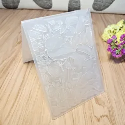 3D Birds/Flowers/LOVE/Greetings/Bunting Design Plastic Embossing Folder For Scrapbooking DIY Photo Album Card Making Crafts