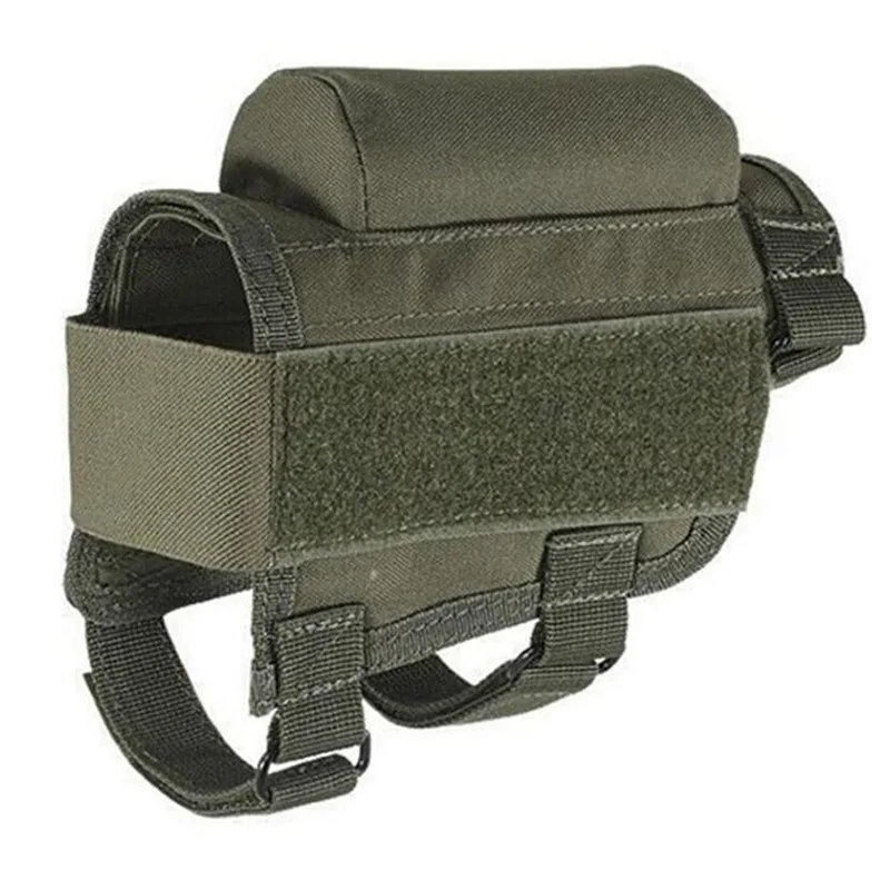 Tactical Rifle Cases Cheek Rest Riser Adjustable Cartridges Hunting Carrier Nylon PouchBullet Holder Bag Shell Buttstock Ammo