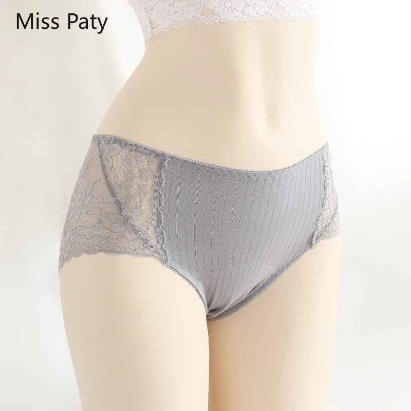 3pcs Waterproof Menstrual High Waist Lace Briefs Women Cotton Period Panties Underpants Physiological Leak Proof XXXL