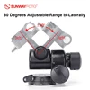 SUNWAYFOTO-trípode GH-PRO II de 3 vías, cabezal con engranaje para cámara Dslr con placa Arca Swiss 3