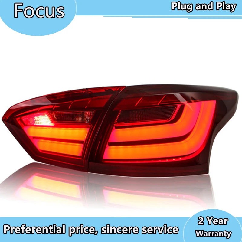 

Car Styling Tail Lamp for Ford Focus Taillights 2012-2014 Focus Tail Light Rear DRL+Brake+Park+Signal Stop
