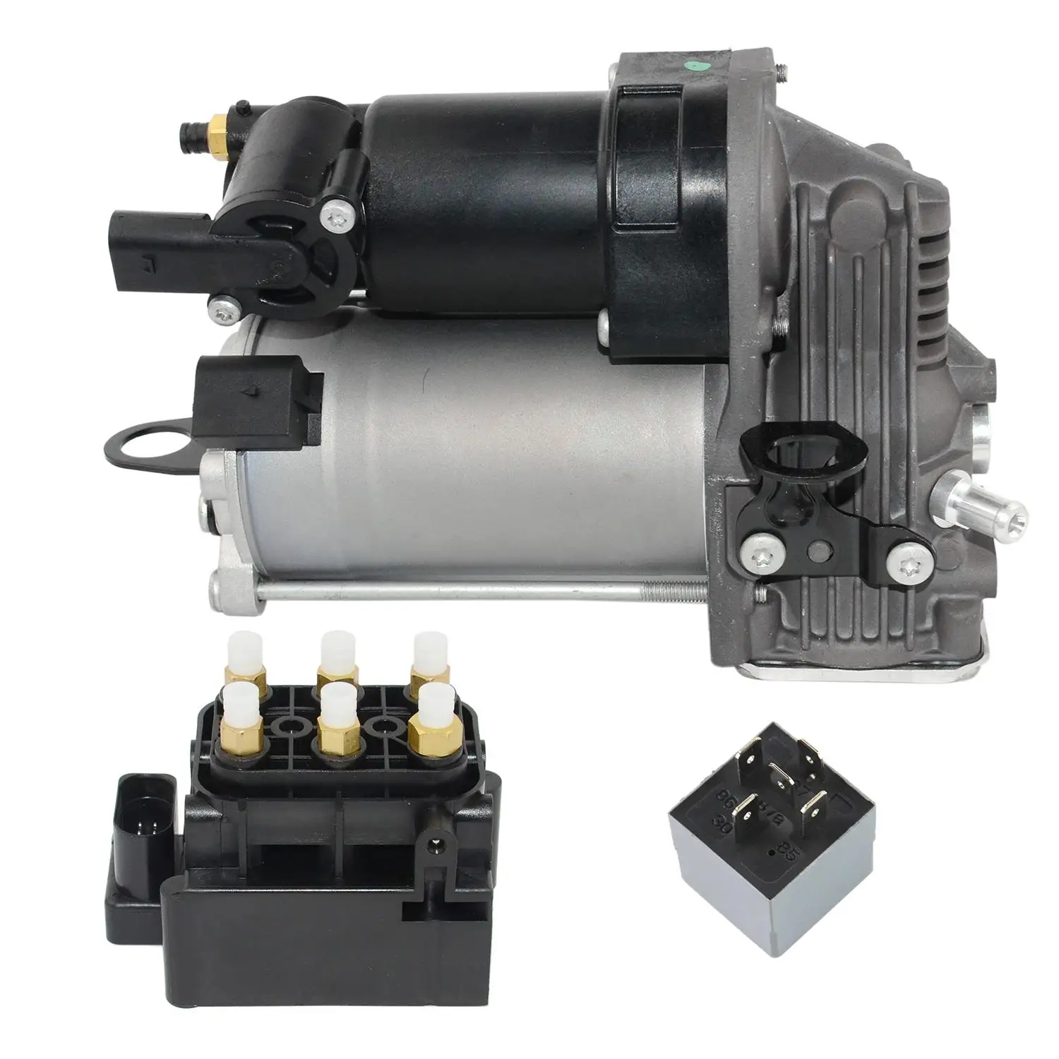 AP02 New Compressor + valve block air suspension for Mercedes-Benz W164 X164 GL450 Stabil 1643201204