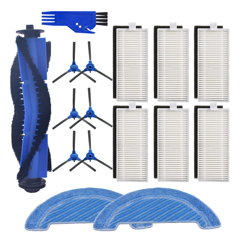 HEPA 필터 브러시 롤 사이드 브러시 Conga 1090 교체 용 Acessories 로봇 진공 청소기 예비 부품 걸레 Pa