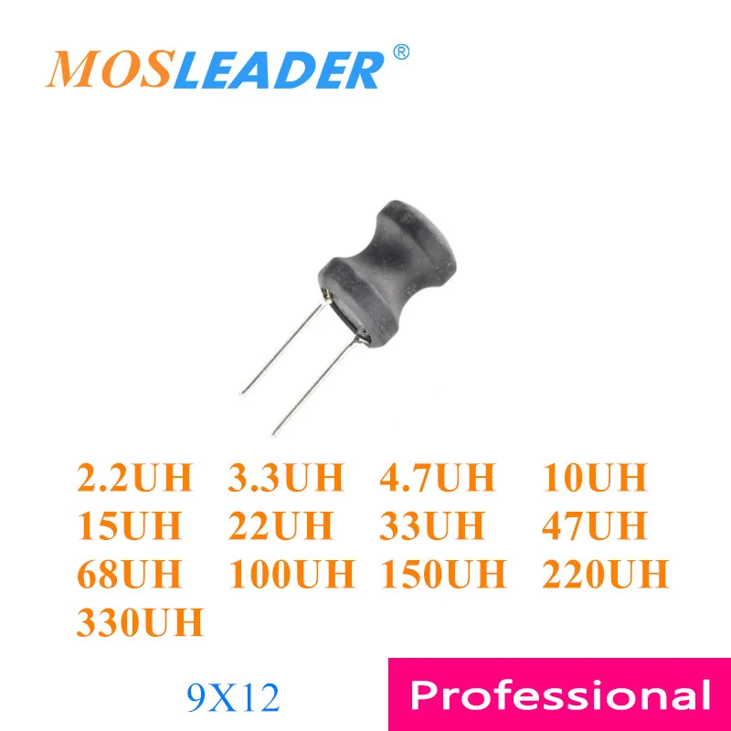 

Mosleader 500pcs 9x12 0912 2.2UH 3.3UH 4.7UH 10UH 15UH 22UH 33UH 47UH 68UH 100UH 150UH 220UH 330UH 9*12 DIP H Power inductors