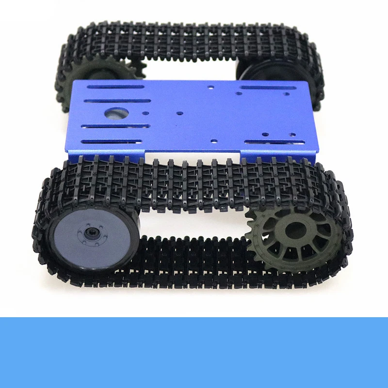 DIY TP101 Tracked Tank Chassis Smart Crawler Robot Platform Metal Panel 33GB-520 12V DC Geared Motor For Arduino Toy Unassembled