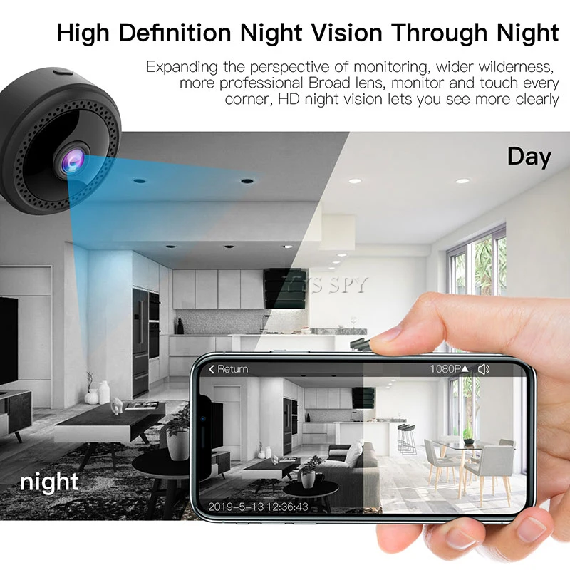 Wifi Mini Camera Smart Home Video Kamera Security Protection IP Cam Remote Night Vision Motion Sensor Magnetic Body Microcamera