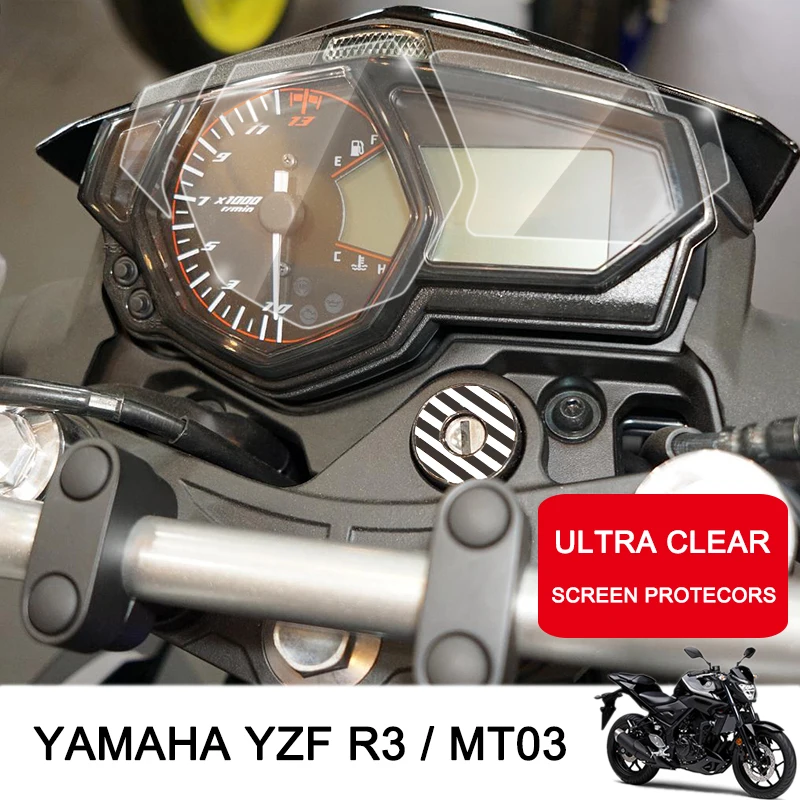 Cluster Scratch Protection Film Cluster Screen Protector for YAMAHA MT 03 MT03 MT-03  2006-2019 R3 2015-2018 R25 2015-2018