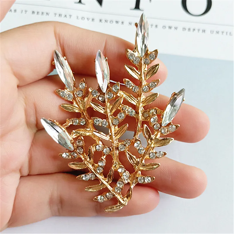 2pcs/lot Alloy Golden Diamond Branch Buttons Pendants Ornaments Jewelry Earrings Choker Hair DIY Jewelry Accessories Handmade