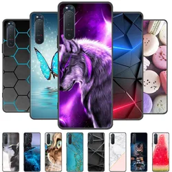 For Sony Xperia 5 II Case Silicon Back Cover Phone Case for Sony Xperia 5 II Cases Xperia1 III L4 Soft bumper coque Cool Fundas