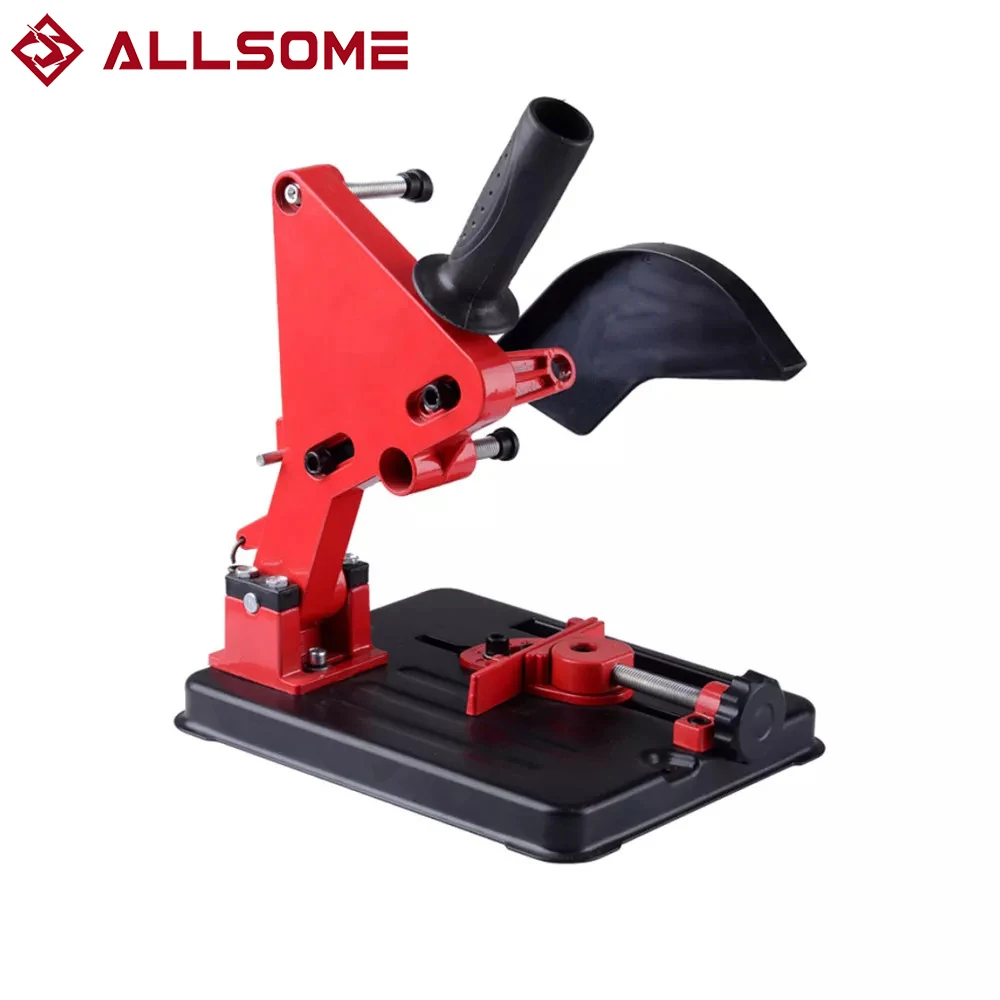 

ALLSOME Angle Grinder Support Angle Grinder Bracket Holder Stand for 100-125 Angle Grinder DIY Cutting Stand Power Tools Accesso