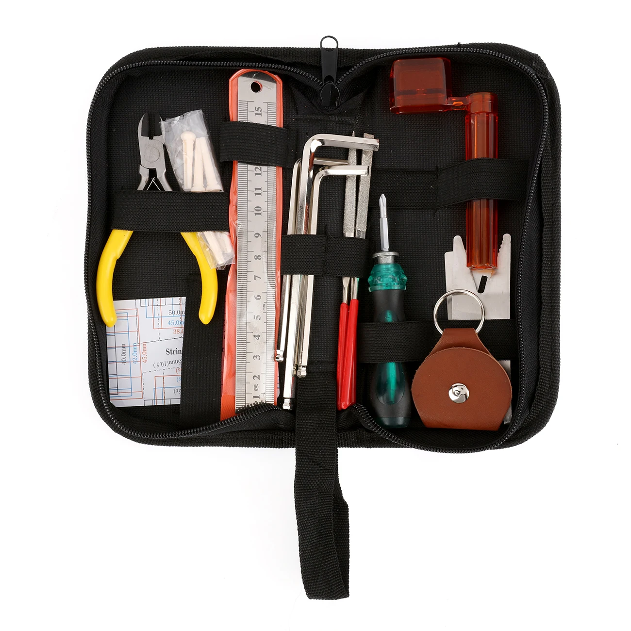 

Guitar Repairing Tool Kit Maintenance Care Clean Tools Electric Acoustic Guitar Ukulele String Organizer Hex Measure Wrench Set