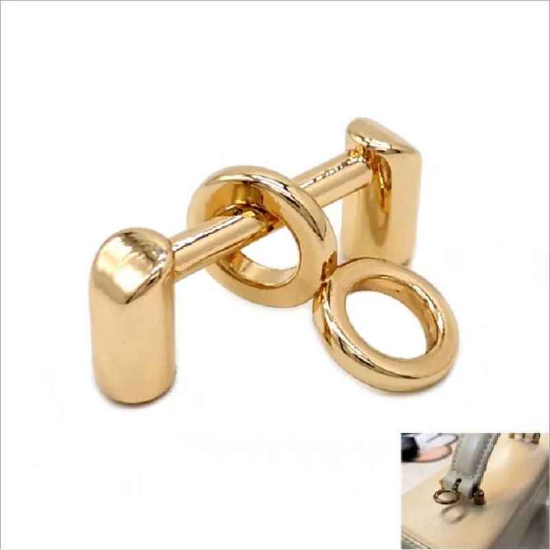 

10pcs luggage hardware accessories arch bridge buckle matching 8-shaped shoulder strap connection buckle handbag handle buckle