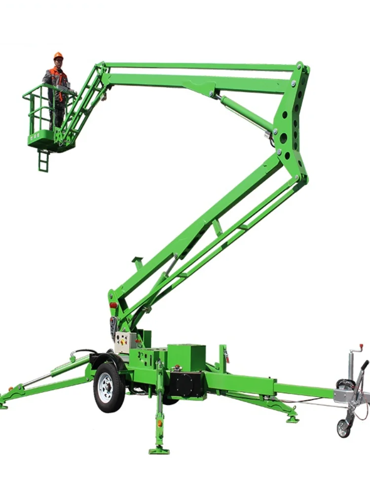 Trailer Mounted Towable Boom Lift for Construction SiteCD