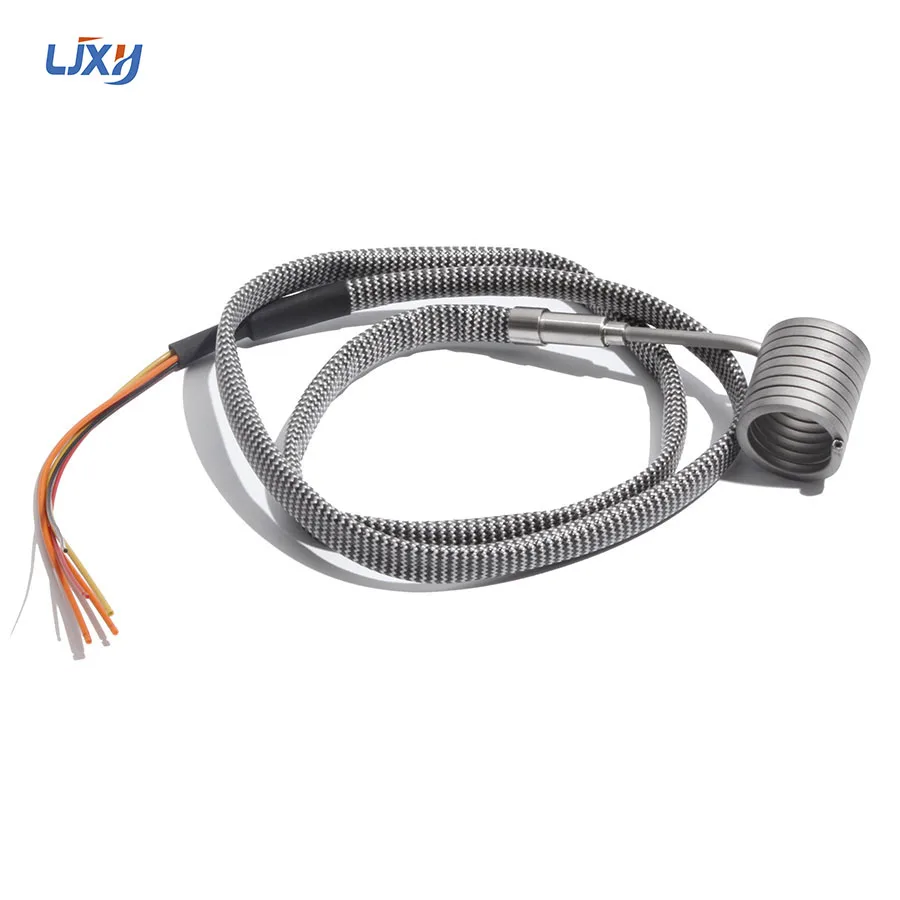 LJXH 18mm Hot Runner Heating Elements, Spring Coil Nozzle Band Heaters, 25mm 30mm 35mm 40mm 50mm, 3x3 Cross Section, K Thermocou