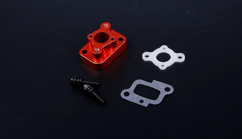 CNC Metal Intake Part Kit Engine Accessories Fit Zenoah Rovan 32cc 36cc 45cc Engine for 1/5 HPI Baja Losi 5ive-t