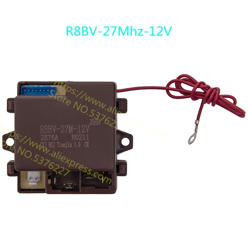 R8BV-27M-12V  Remote Controller Receiver, Children Electric Car 27Mhz Transmitter,kid\'s  car replacement parts.