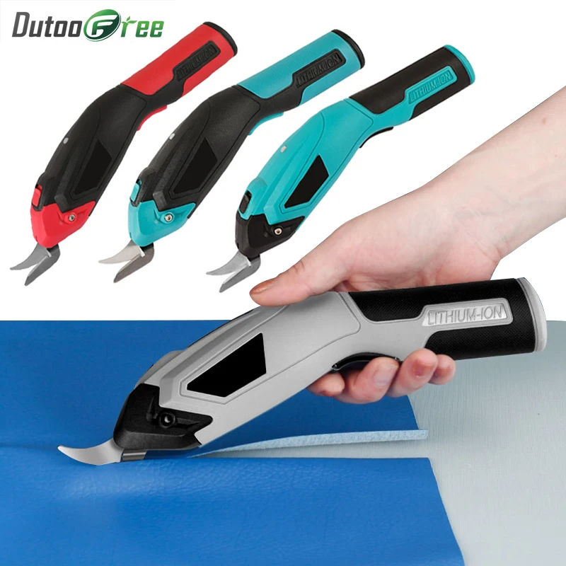 Electric scissors Cordless/fabric/Leather/Cloth Sewing hand held alloy double head cutting multi functional electric cuttingTool