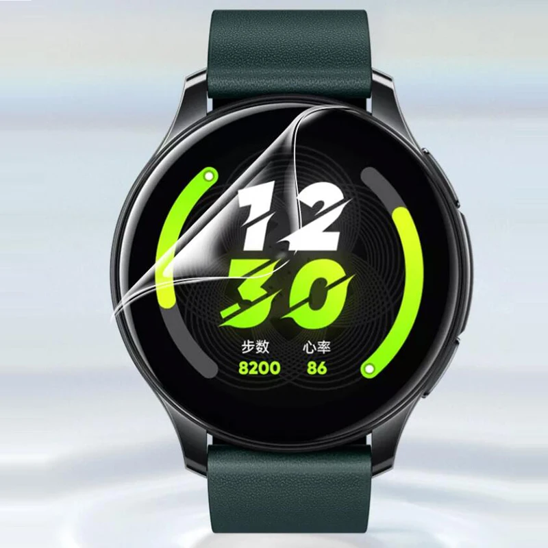 5pcs TPU Soft Smartwatch Clear Protective Film Cover Guard For Realme Watch T1 Screen Protector Sport Protection Accessories