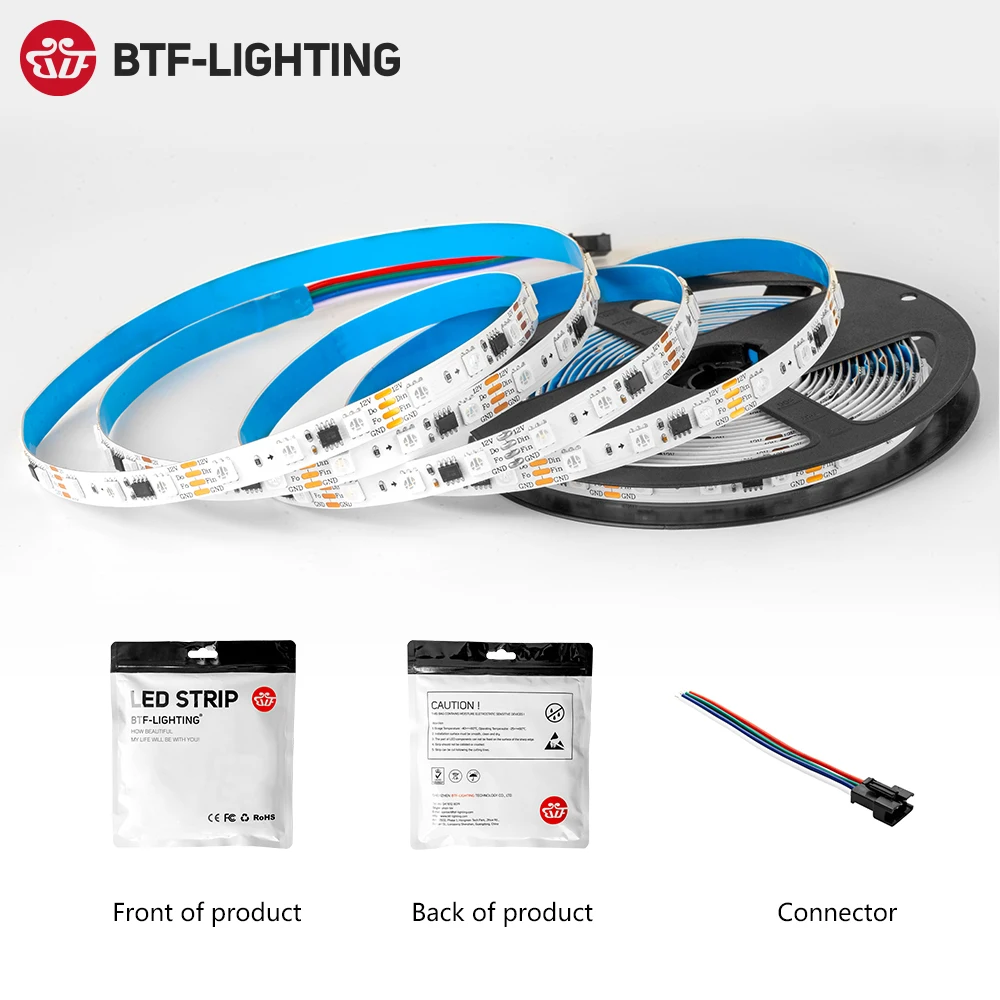 Madrix Led Lights Dual Signal Similar WS2815 WS2811 External 1 IC Control Many Leds RGB LED Strip Light Addressable DC12V DC24V