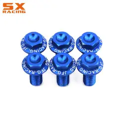 CNC Front Fork Guard Bolt Screws For YAMAHA YZ125 YZ250 YZ250F YZ450F WR250F WR250R WR250X WR450F YZ WR 125 250 250F 450F 250R