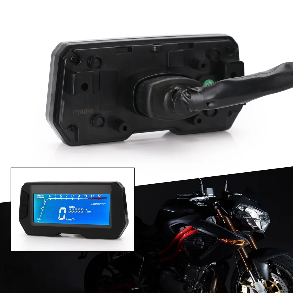 12000 RPM 6 Gear moto strumento LCD tachimetro digitale contachilometri per 2,4 cilindri Honda CRF300L CRF300 RALLY CRF250/L