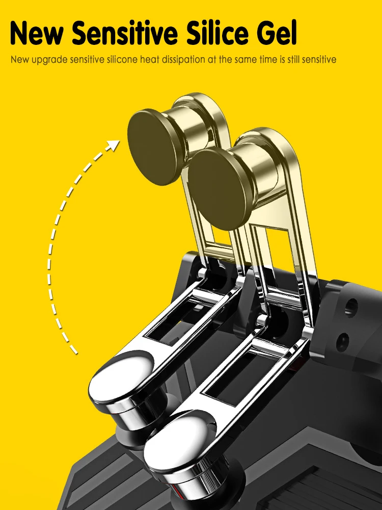 AK77-جهاز تحكم في ألعاب الهاتف المحمول ، Pubg ، جهاز تحكم مع مروحة