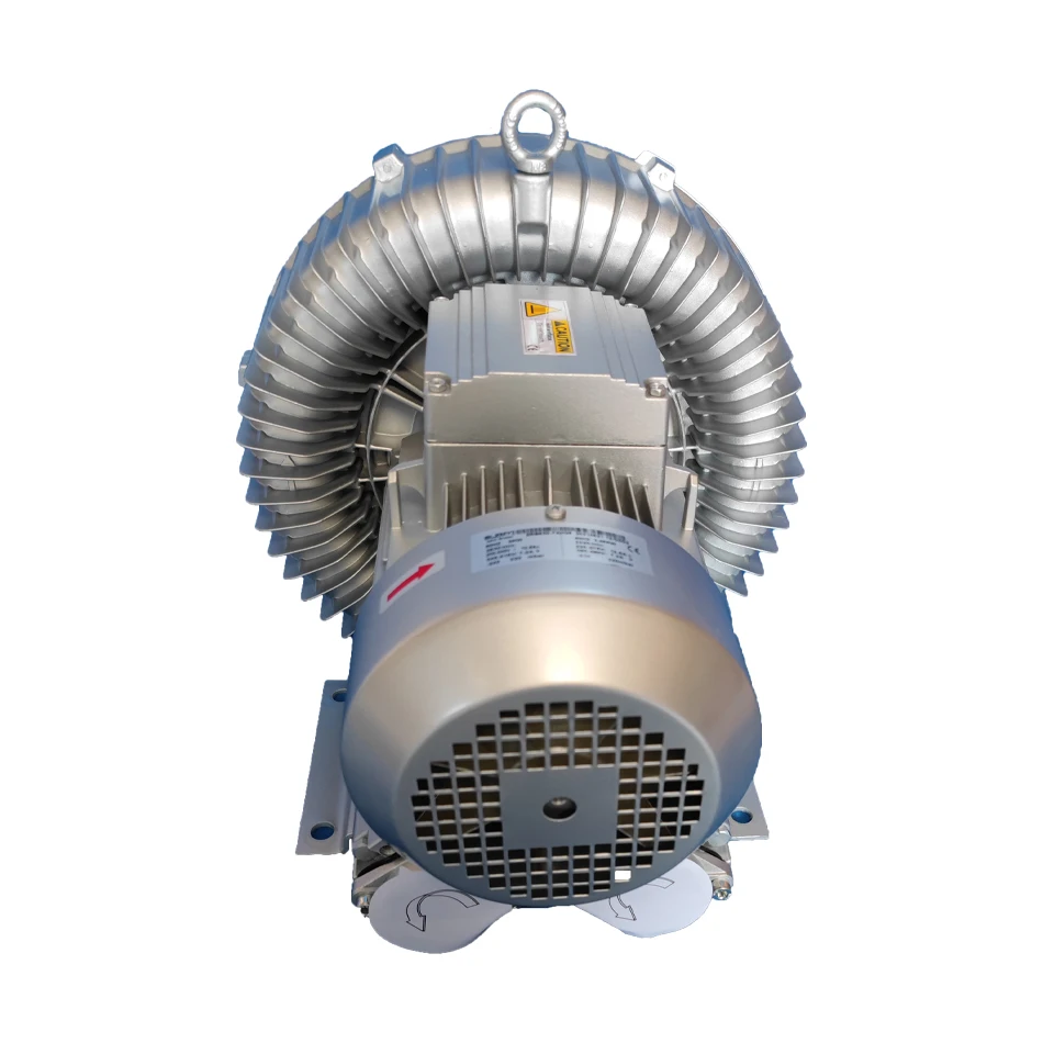 CE 2RB710-7AH36 3AC 220V 5HP 4KW Sweet Water Regenerative Blower High Air Flow  Vacuum Ring Vacuum Pump