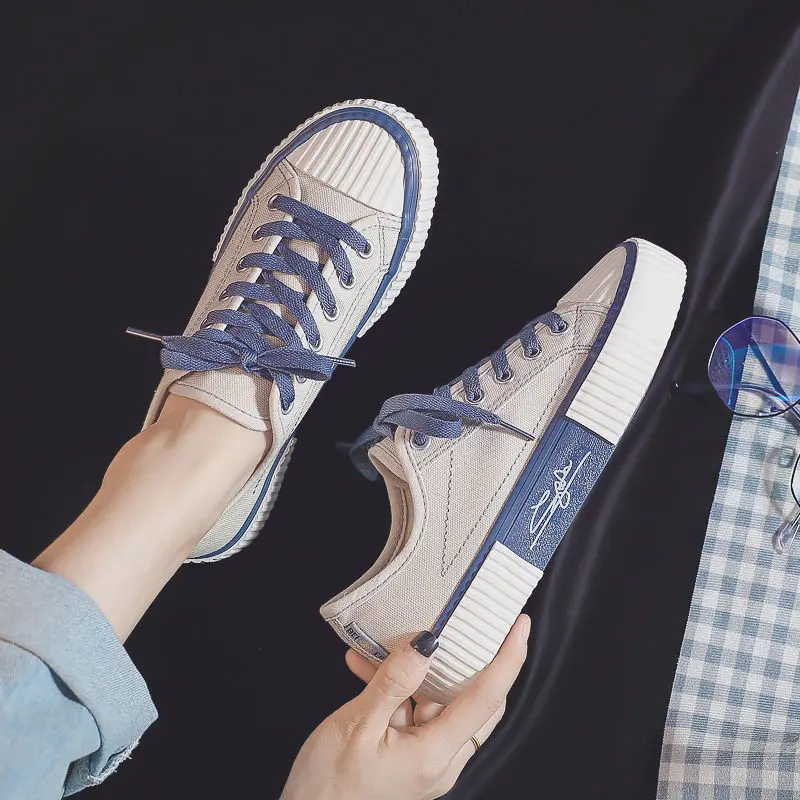 2021 Sports Shoes Women's Flat Shoes Kawaii Casual Original Spring Autumn New Fashion Running Cute Casual Shoes