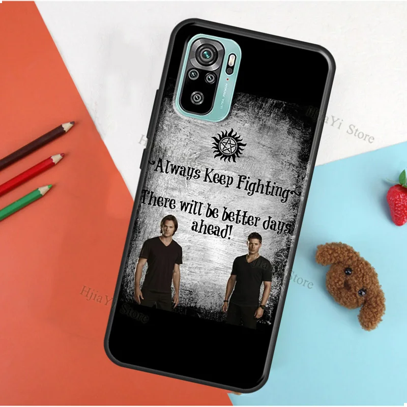 Supernatural SPN Dean And Sam For Xiaomi Redmi Note 9 Pro Note8 8T 9S Note 10 Pro Case For Redmi 9T K40 9 9A 9C Cover