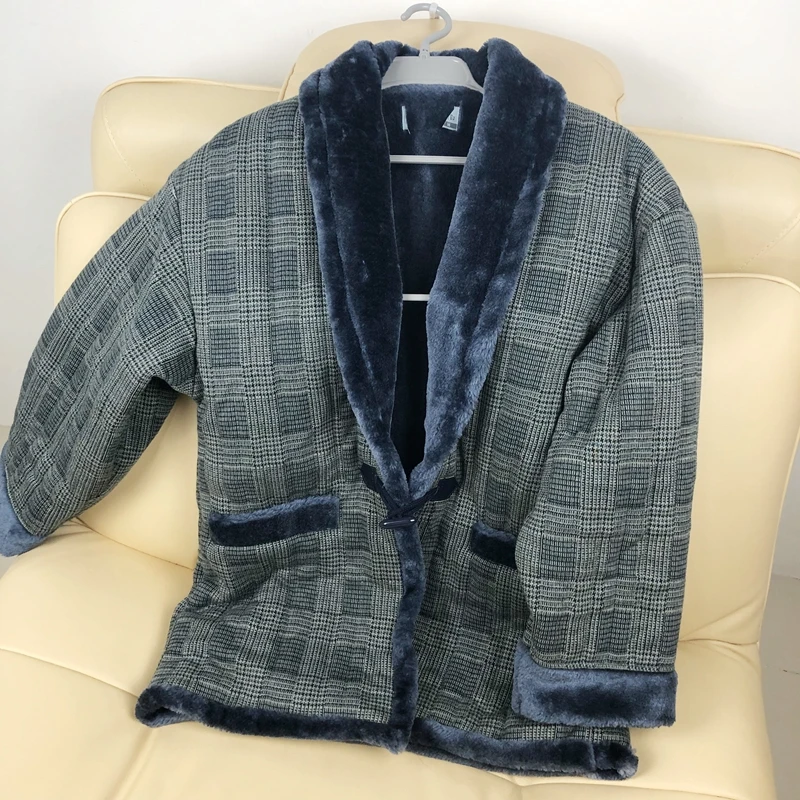 Haori Winter Kimono Japanese style Cotton Man Yukata Thick Warm Haori Japon Dulces Japoneses Top Hombre Pajama Male Vintage