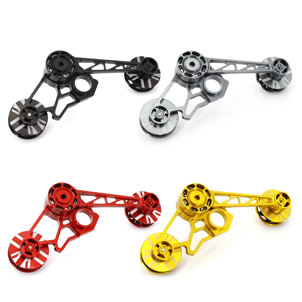 

Folding Bike Chain Tensioner 2-3-6 Speed Bicycle Rear Derailleur Tensioner Aluminum Alloy Chain Tensioner