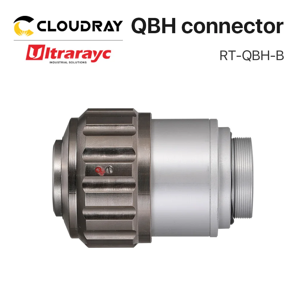 Konektor Ultrarayc QBH-B untuk Kepala Pengelasan Genggam Raytools 0-6KW Laser Raycus Dia51mm Tinggi 72Mm