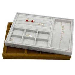 Neue Stil Tray Ringe Armbänder Geschenk Box Schmuck Lagerung Tray Schmuck Organizer Ohrringe Halter Kleine Größe Fit Meisten Zimmer Raum