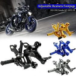 For Yamaha For FZ-09 MT 09 FZ09 2013 2014 2015 2016 Motor Adjustable Rearsets Foot Pegs Pedal Footrest Footpegs MT09 Rear Sets