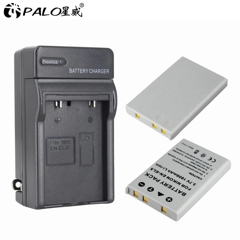 

EN-EL5 ENEL5 EL5 Battery & LED Dual USB Charger for Nikon Coolpix P530 P520 P510 P100 P500 P5000 P5100 P6000 3700 4200 Camera