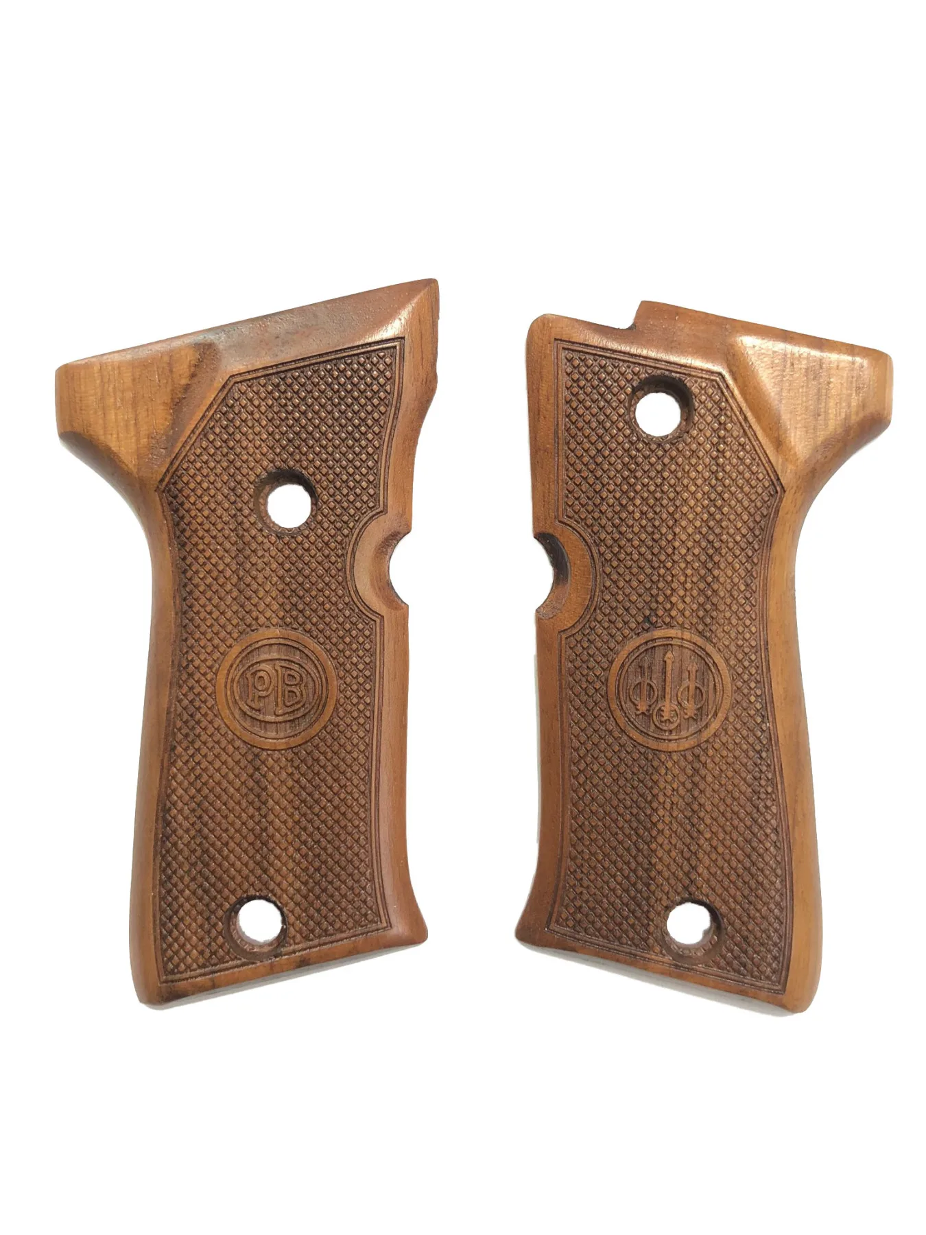 Beretta F92 Compact Compatible Laser Cut Wooden Grip