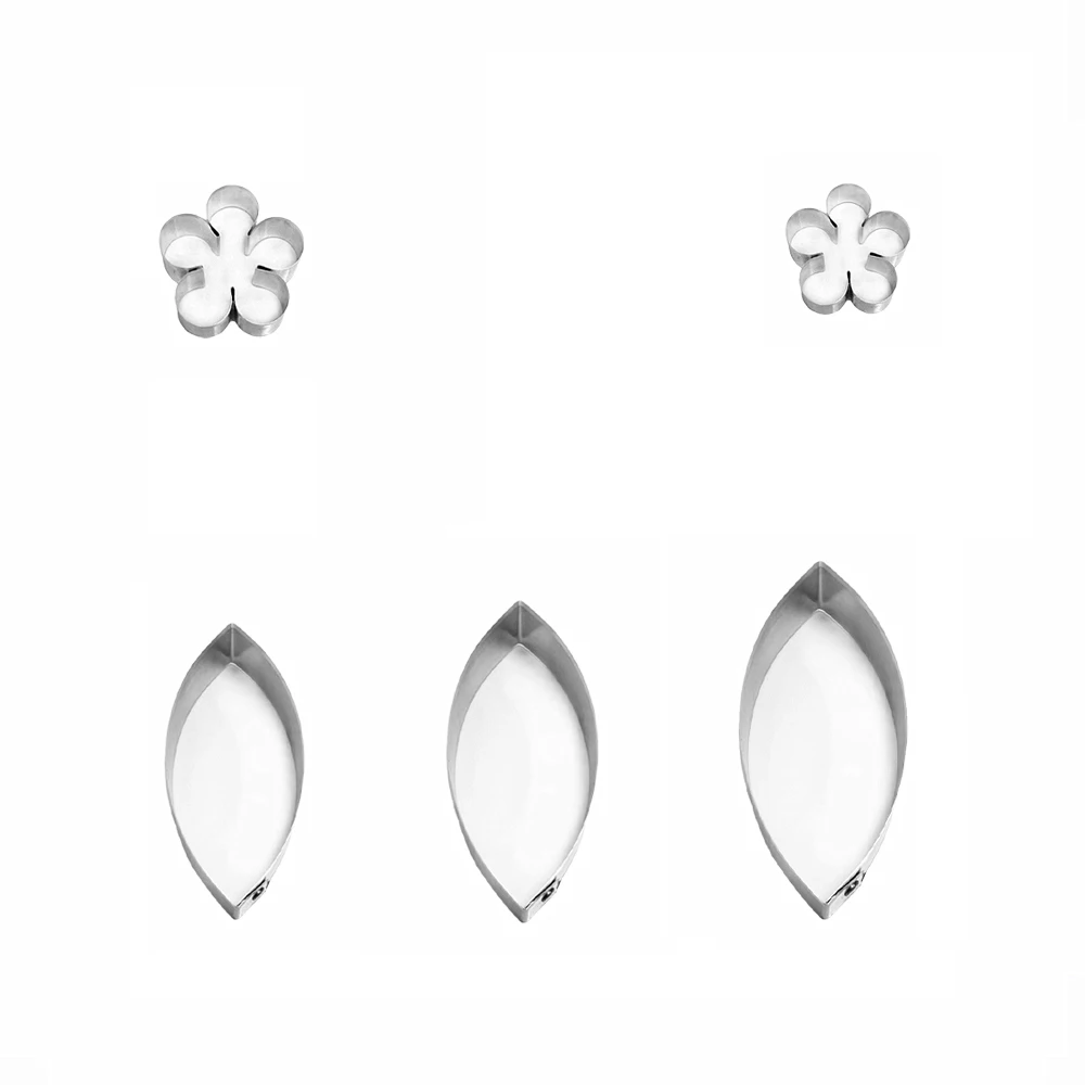 إنساني لا قطع السكر زهرة فندان الخبز كعكة الزينة بوليمر كلاي الباردة الخزف gumhang أدوات