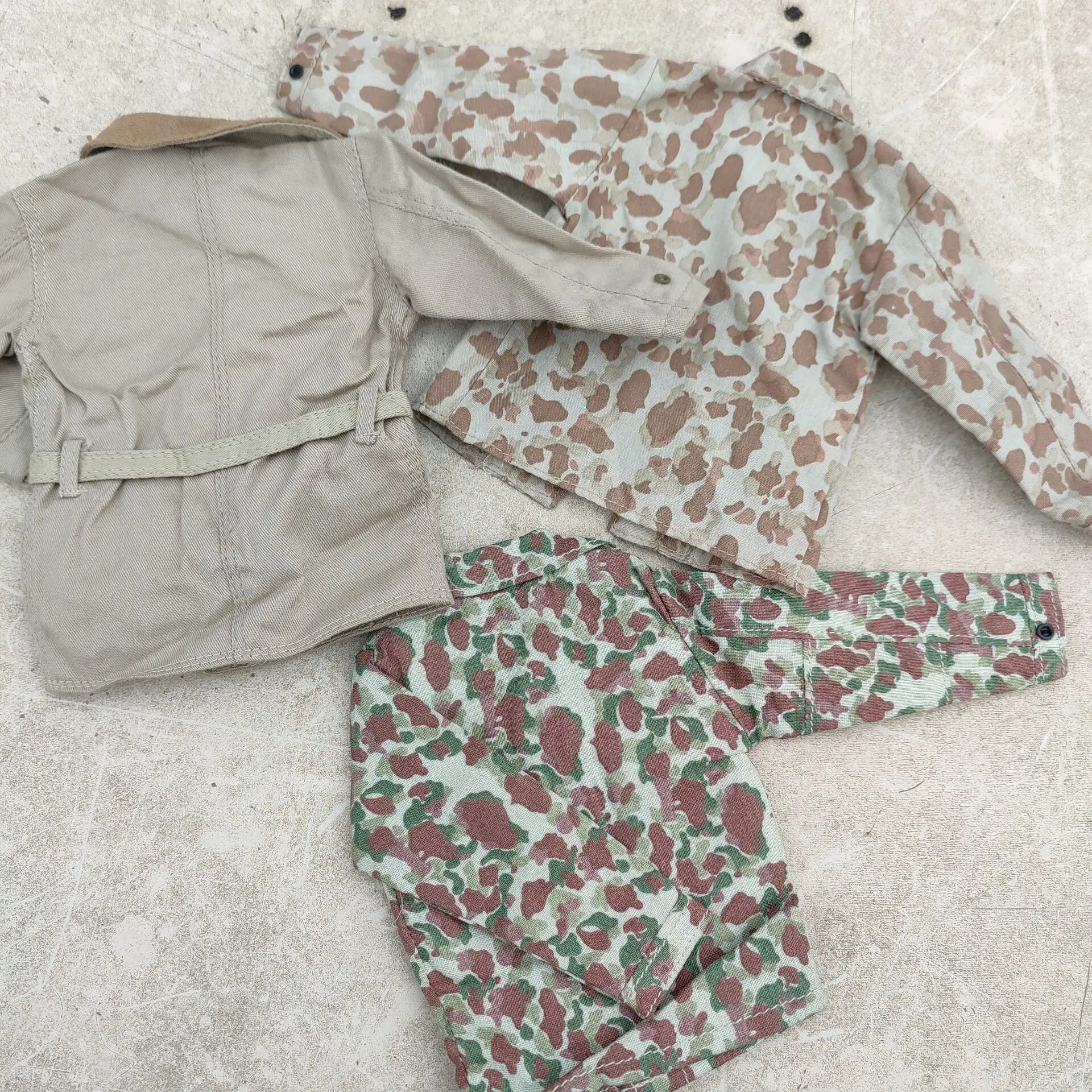 Actionfigur im Maßstab 1:6, Soldat, Militäruniform, Veyron WWII, US-Armee, Cam-Anzug, General Combat-Hosen-Set, passend für 12-Zoll-Körperfiguren