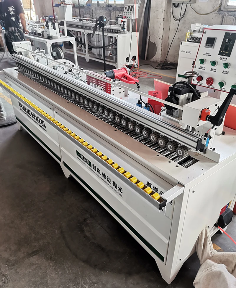 목공 목재 PVC 수동 가장자리 Banding 기계 더블 측면 Gluing 휴대용 가장자리 Bander 목공 가장자리 Banding 기계
