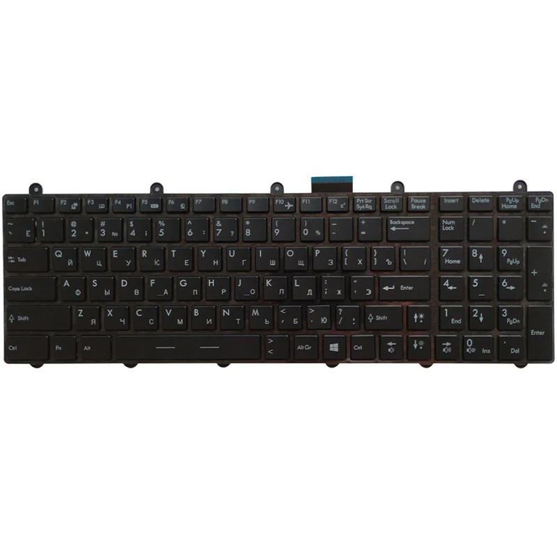 NEW Russian/RU Laptop Keyboard for MSI GT70 MS-1756 MS-1762 MS-1763 GE70 MS-1759 GX70 MS-176K GT60 MS-16F4 Full color backlight